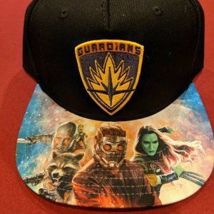 Marvel Guardians of the Galaxy Logo Patch Snapback Hat. OSFM